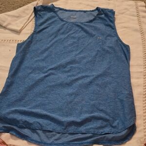 Blue Heather Athletic Tank Top